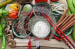 Asian food ingredients