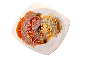 Asian food, noodles