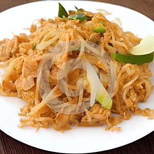 Asian Food Phad Thai. It's noodle in Asian Street Food