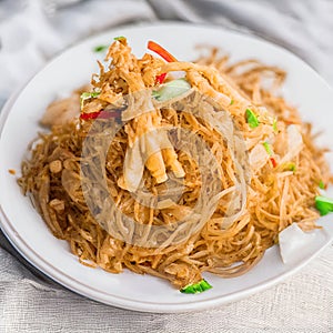 Asian Food Phad Thai. It's noodle in Asian Street Food. It's Very Delicious in Asian