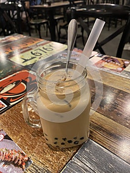 Asian Food Taiwan Cuisine Macau New Nape Street Restaurant Taiwanese Tapioca Bubble Milk Tea Cha Cold Beverages Drinks