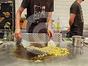 Asian Food Taiwan Cuisine Macau New Nape Street Restaurant Taiwanese Teppanyaki Seafood Tea Leaf Fried Rice Cooking Chef Live Show