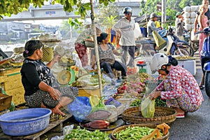 Asian fresh fruit and vegetable market