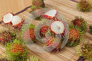 Asian fruit rambutan from Thailand