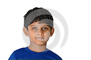 Asian Indian Boy of 6 years age smiling