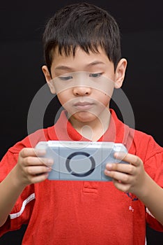 Asian kid portable console