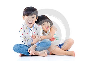 Asian kids photo