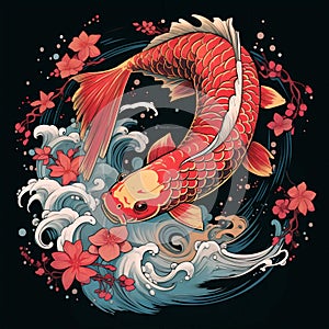 Asian Koi Carp