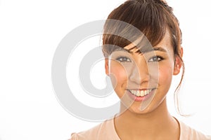 Asian Latina girl woman smile face portrait