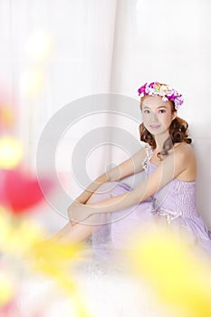 Asian lovely girl aestheticism style