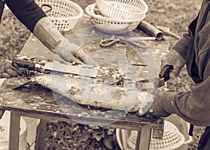 Ázijský muž nástroj kože kefa škrabanie na vietnamec plavák trh v spojené štáty americké 