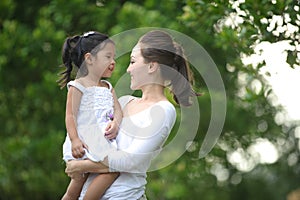 Asian Mum & daughter