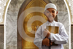 Asian muslim kid