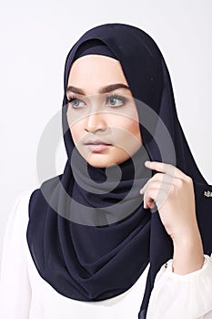 Asian muslimah woman expression