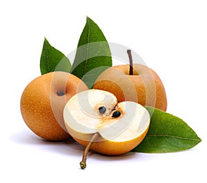 Asian nashi pears