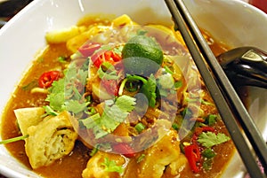 Asian noodle soup