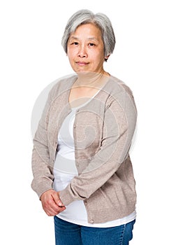 Asian old woman