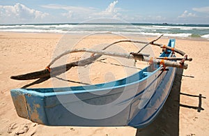 Asian outrigger canoe