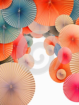 Asian paper umbrellas