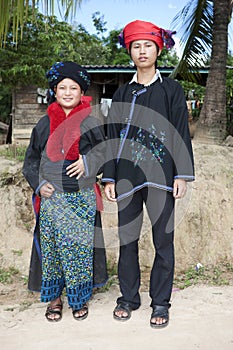 Asian people Yao from Laos