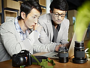 Asian photographers at work