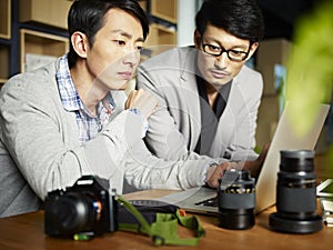 Asian photographers at work