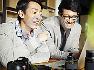 Asian photographers at work