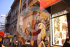 Asian renaissance on Grant Road, Chinatown, San Francisco, California, USA