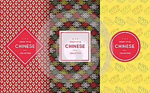 Asian retro pattern background