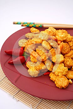 Asian rice crackers