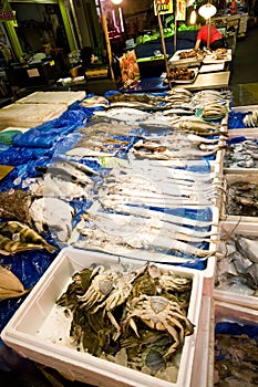 Asian seafood market