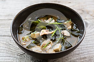 Asian seafood soup