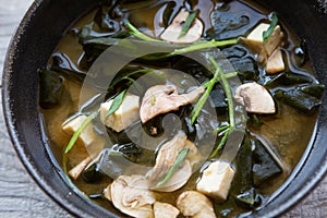 Asian seafood soup