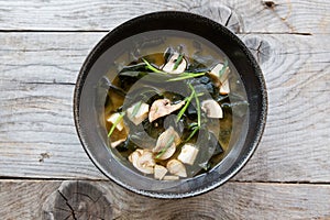 Asian seafood soup