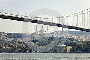 Asian side of the Bosphorus. City of Istanbul, Turkey