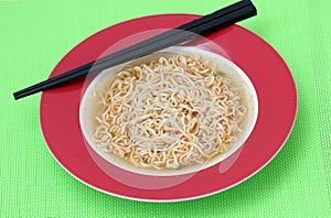 Asian soup with noodles