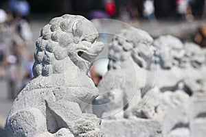 Asian stone lion