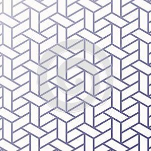 Asian tiling on hexagonal grid, seamless pattern vector, pattern is clean for fabric, wallpaper, printing