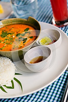 Asian Tom Yum soup