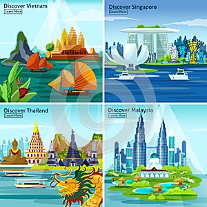 Asian Travel 2x2 Design Concept