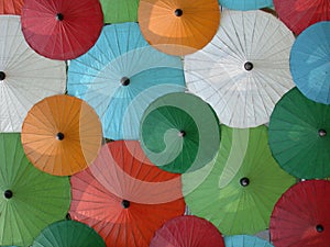 Asian umbrella's photo
