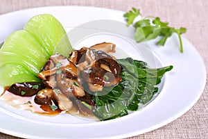 Asian Vegetarian Mushroom Dish