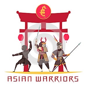 Asian Warriors Concept