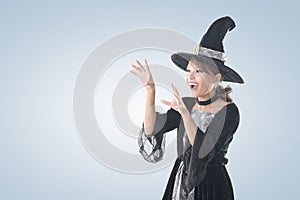 Asian witch woman