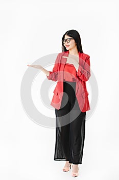 Asian woman in casual dress