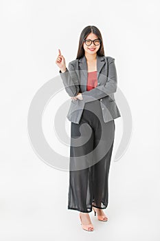 Asian woman in casual dress