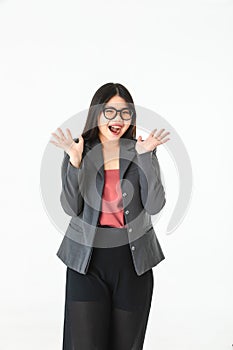 Asian woman in casual dress