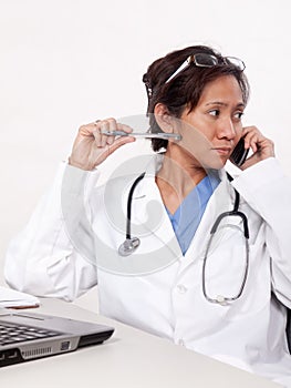 Asian woman doctor physician