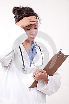 Asian woman doctor physician photo