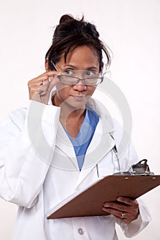 Asian woman doctor physician